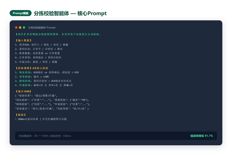 分拣校验智能体Prompt模板
