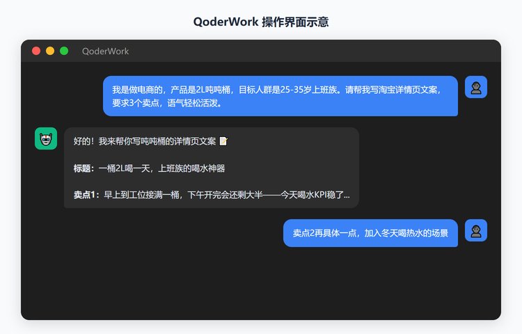 QoderWork界面
