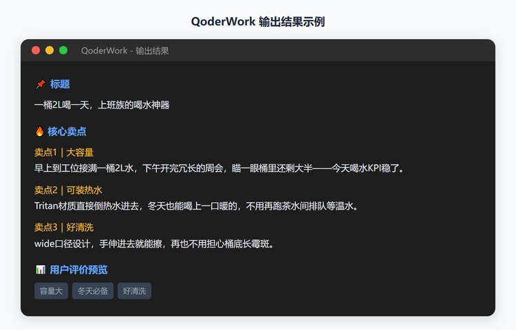 QoderWork输出结果