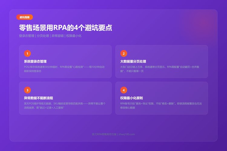 影刀RPA零售4个避坑要点