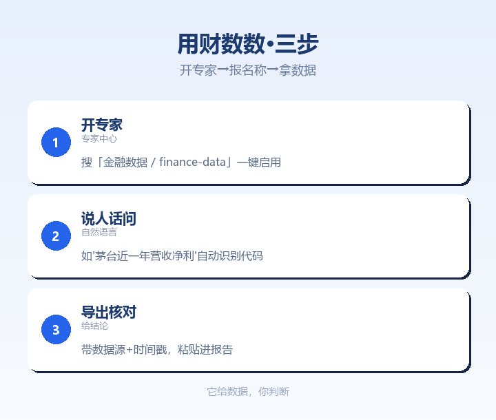用财数数 开专家报名称拿数据
