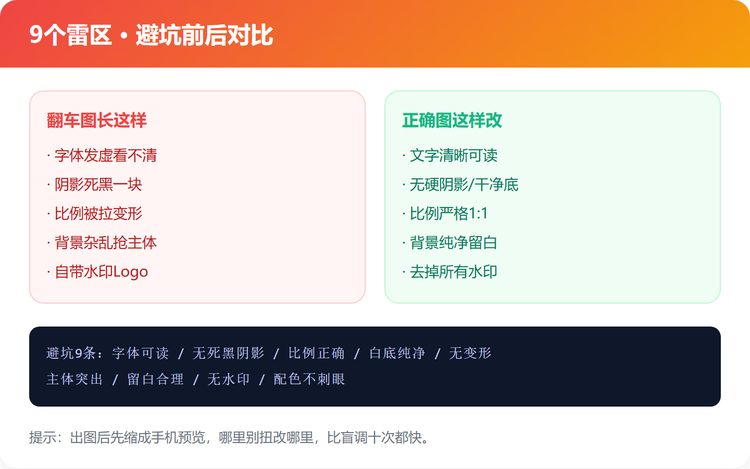 电商AI出图避坑前后对比
