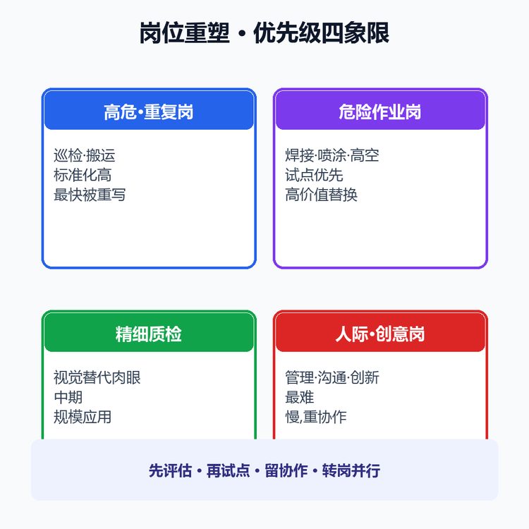 岗位重塑优先级四象限