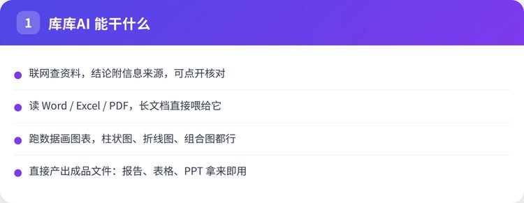 库库AI能干什么