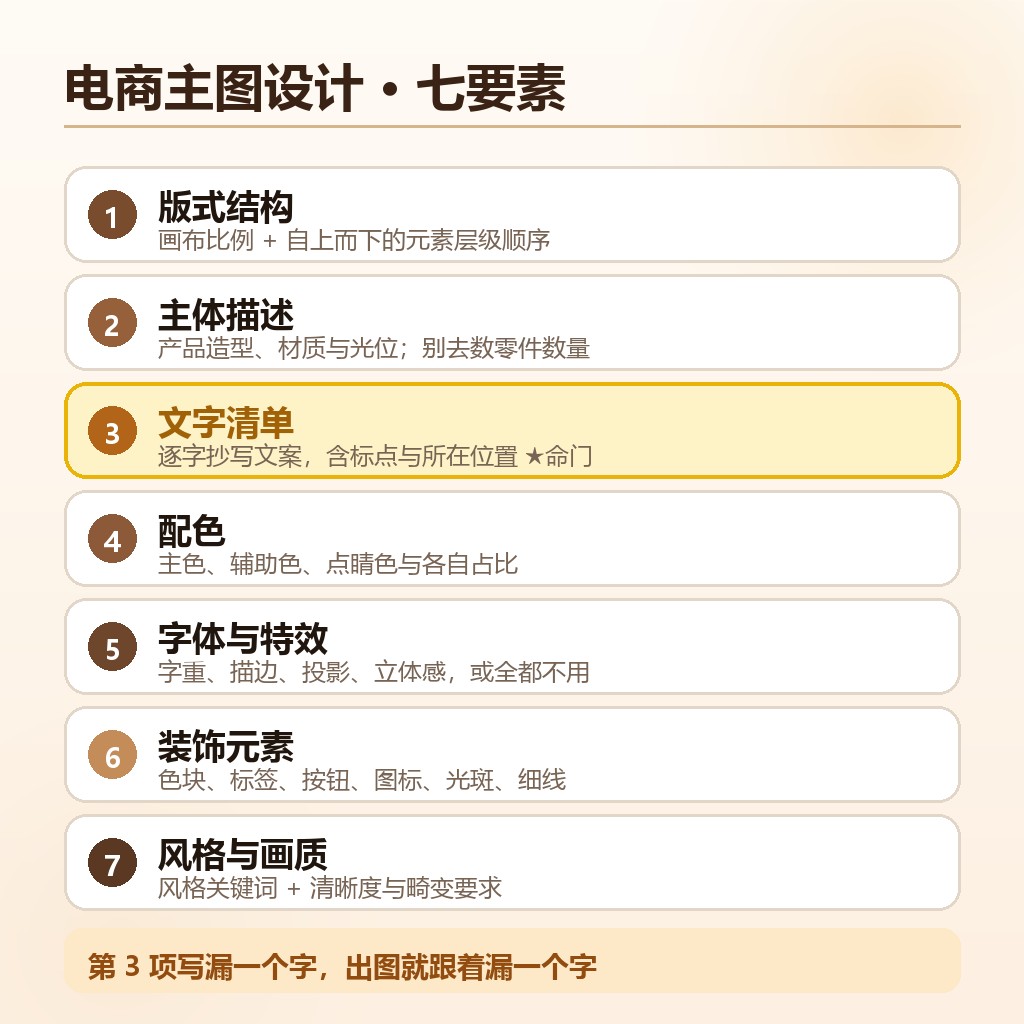 电商主图设计七要素