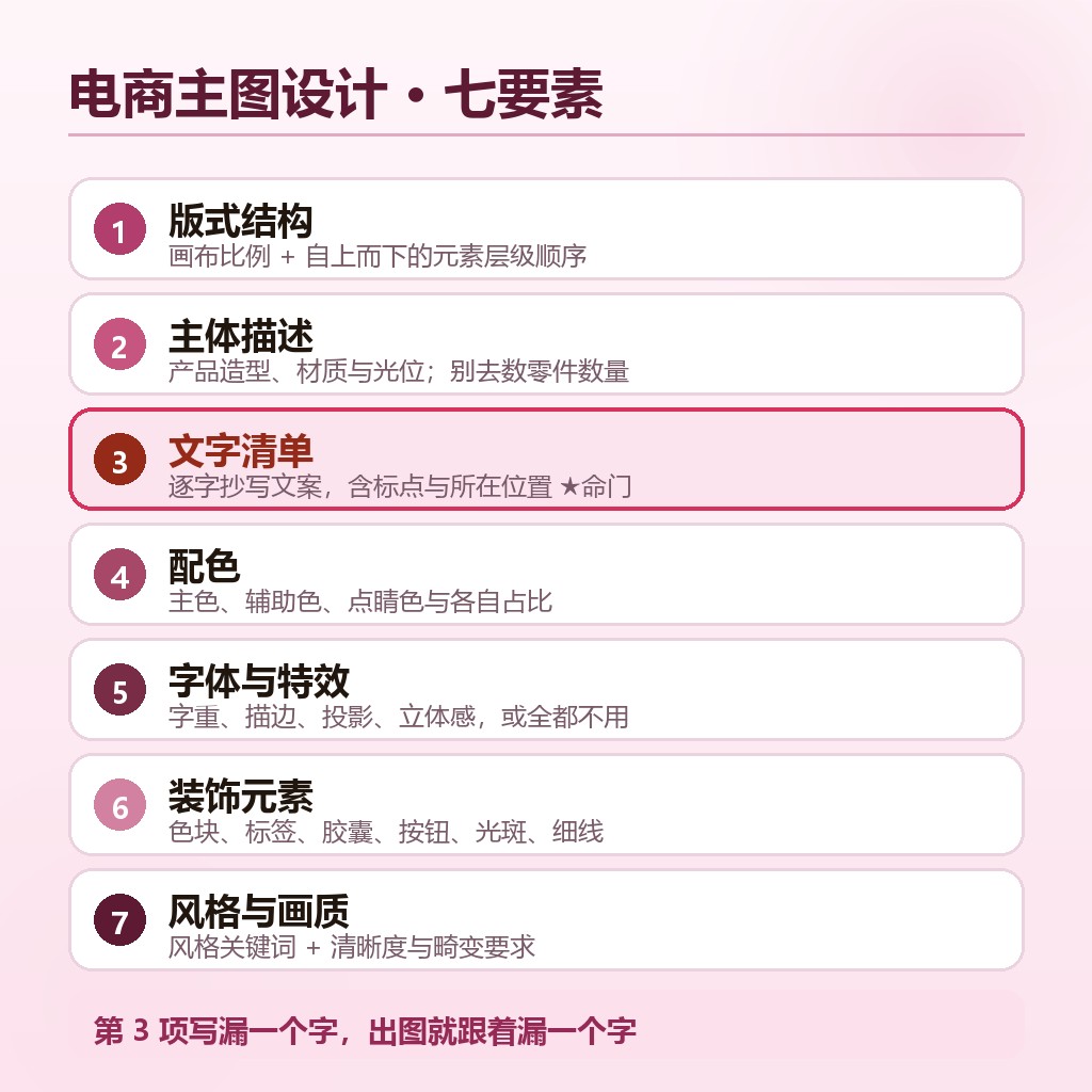 电商主图设计七要素