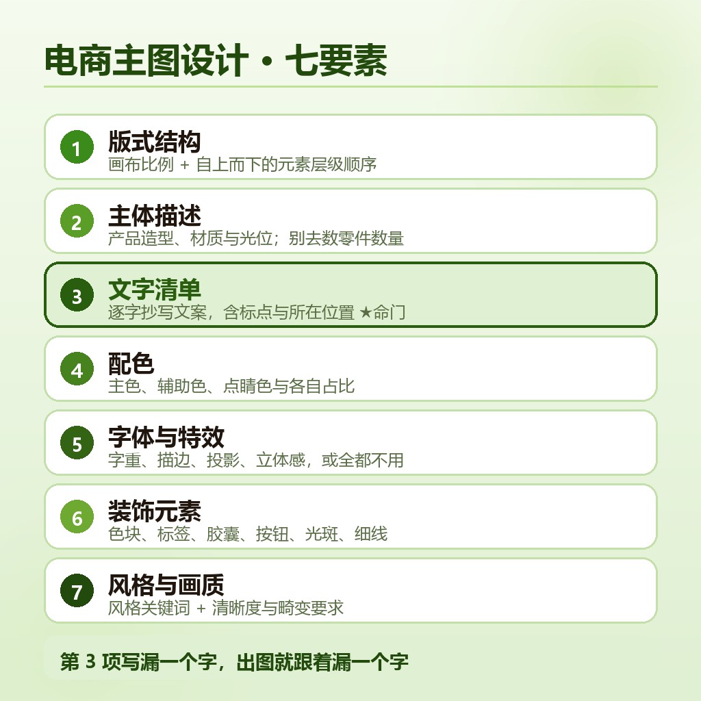 电商主图设计七要素