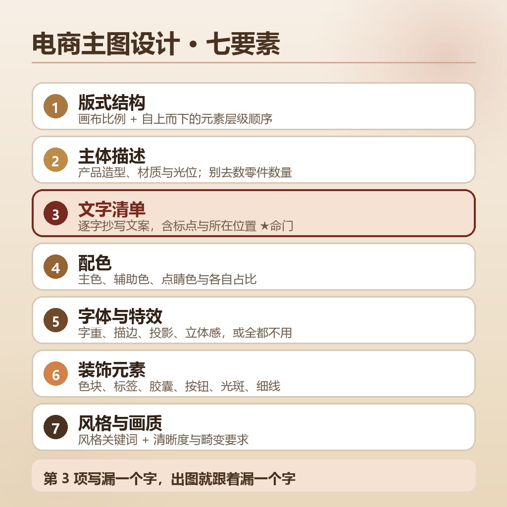 电商主图设计七要素