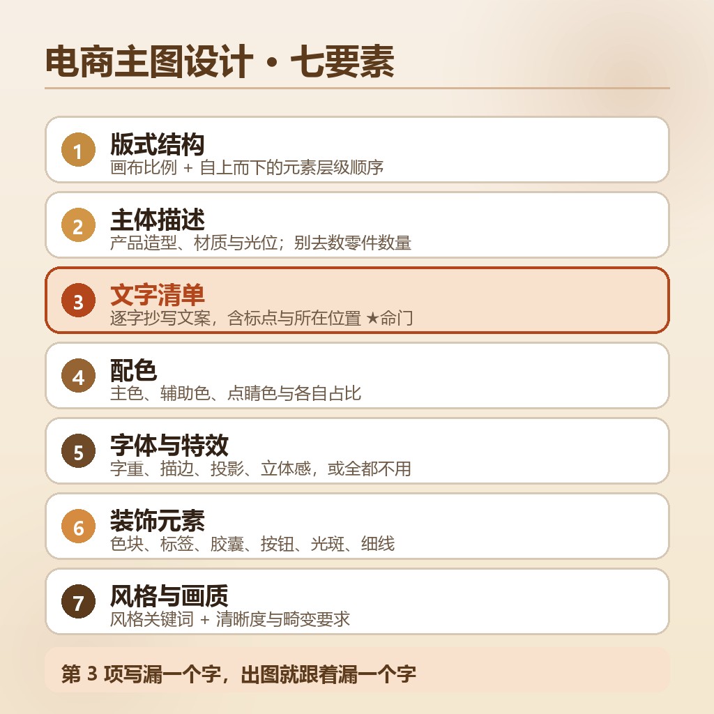 电商主图设计七要素