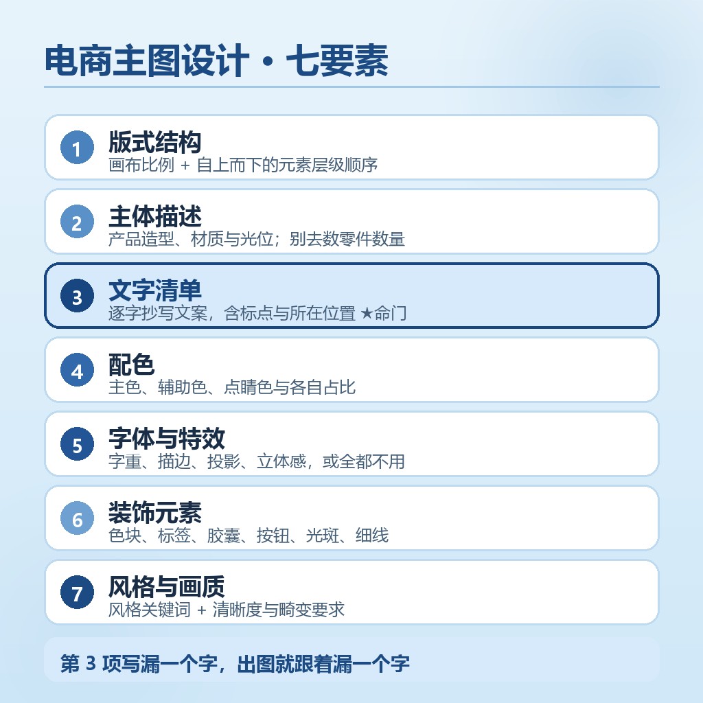 电商主图设计七要素
