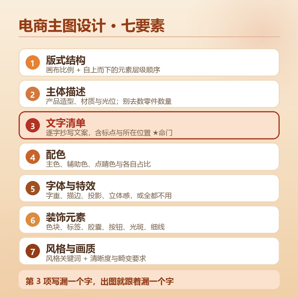 电商主图设计七要素