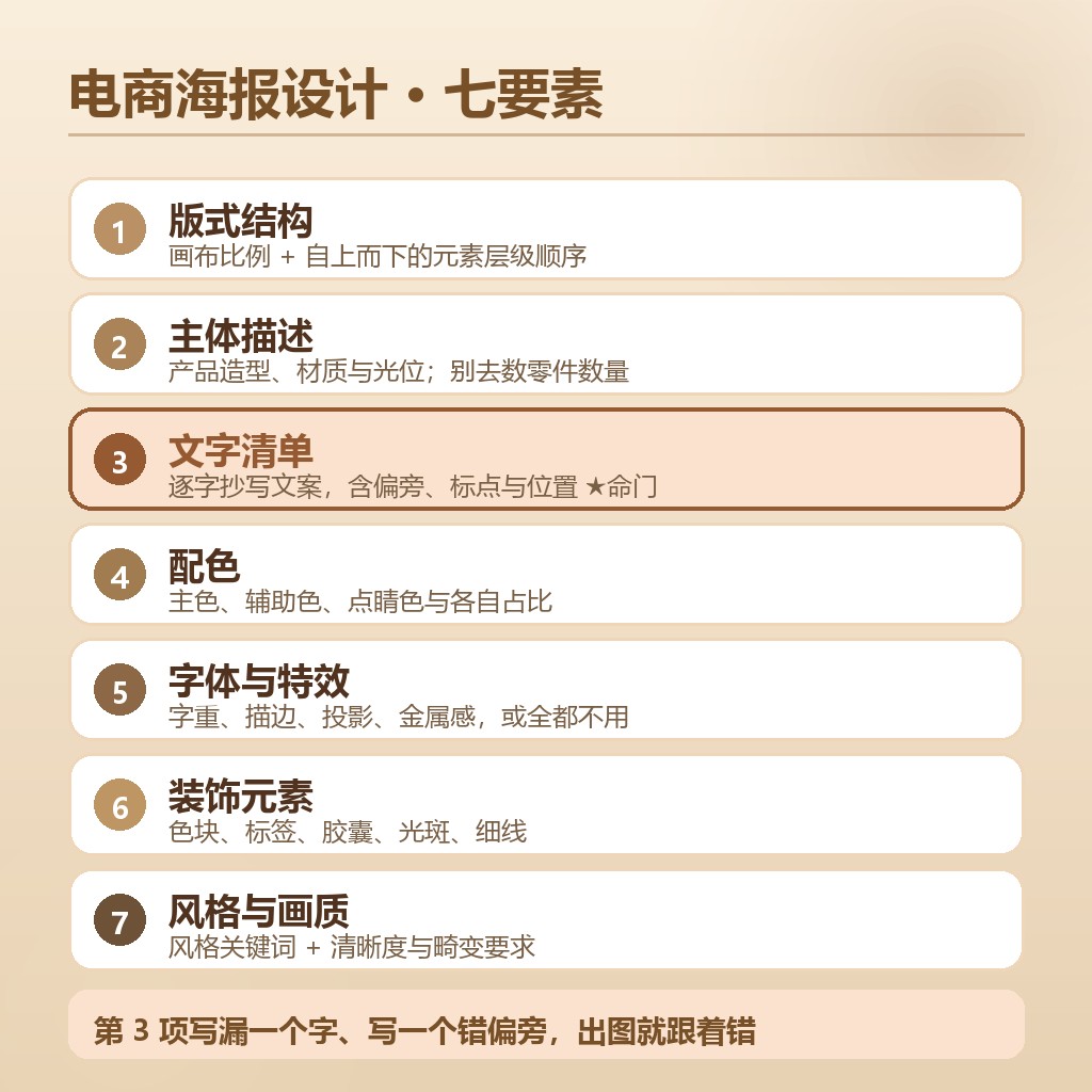 电商海报设计七要素