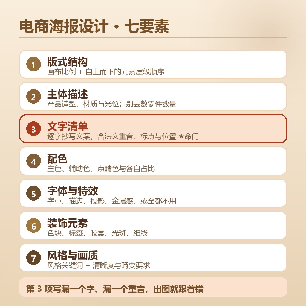电商海报设计七要素